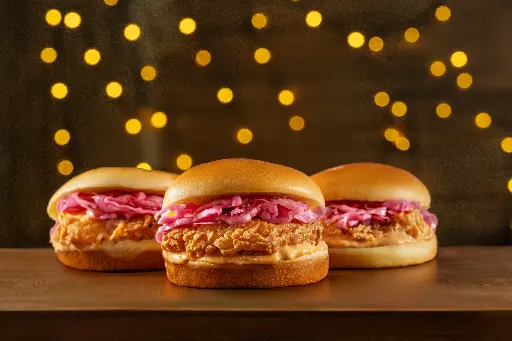 Crispy Chicken Burger Sliders